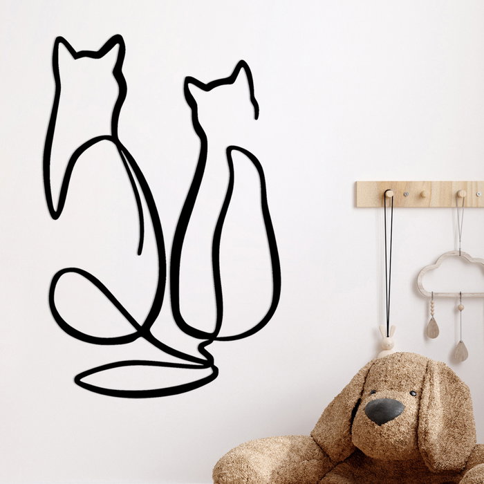 Wallity Couple Cat Love